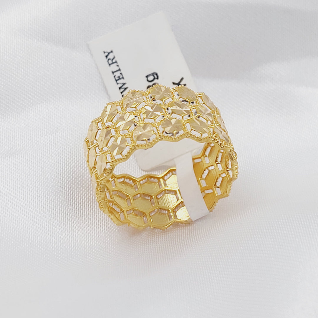 21K ذبلة خلية النحل-مجوهرات الشيخ سعيد-Saeed Jewelry 