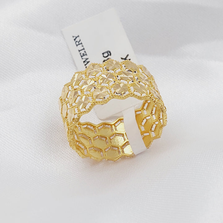 21K ذبلة خلية النحل-مجوهرات الشيخ سعيد-Saeed Jewelry 