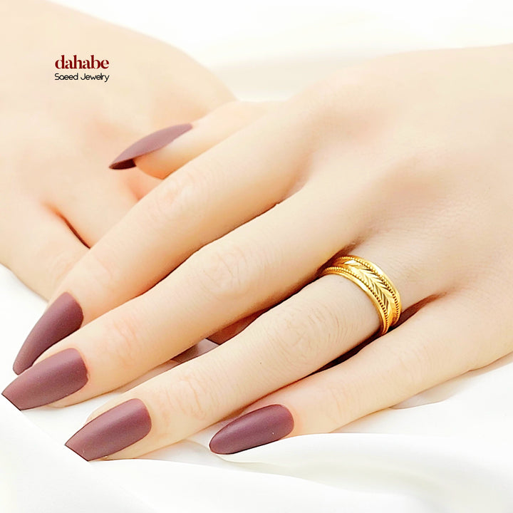 21K ذبلة سهم سي ان سي-مجوهرات الشيخ سعيد-Saeed Jewelry 