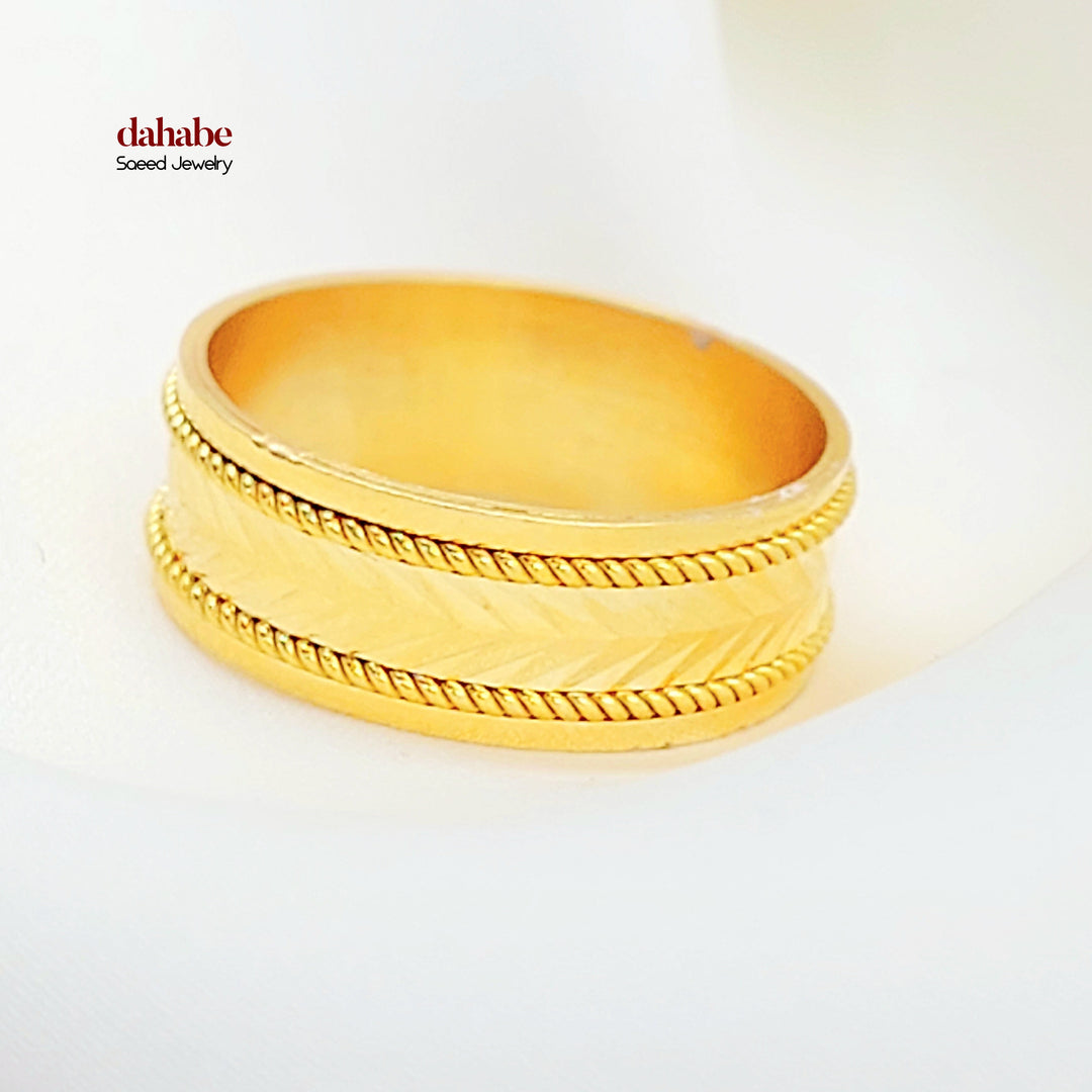 21K ذبلة سهم سي ان سي-مجوهرات الشيخ سعيد-Saeed Jewelry 