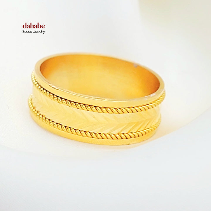21K ذبلة سهم سي ان سي-مجوهرات الشيخ سعيد-Saeed Jewelry 