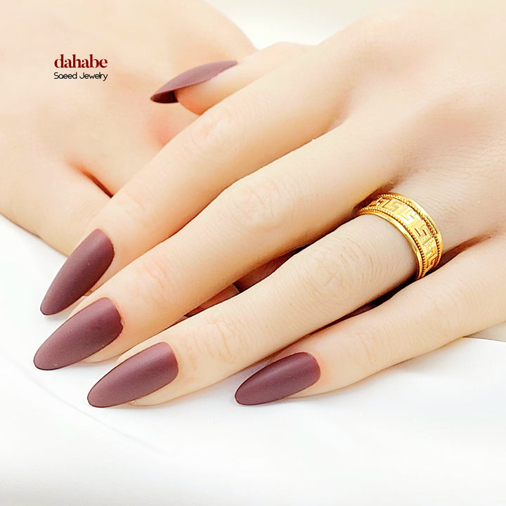 21K ذبلة فيرنا سي ان سي-مجوهرات الشيخ سعيد-Saeed Jewelry 