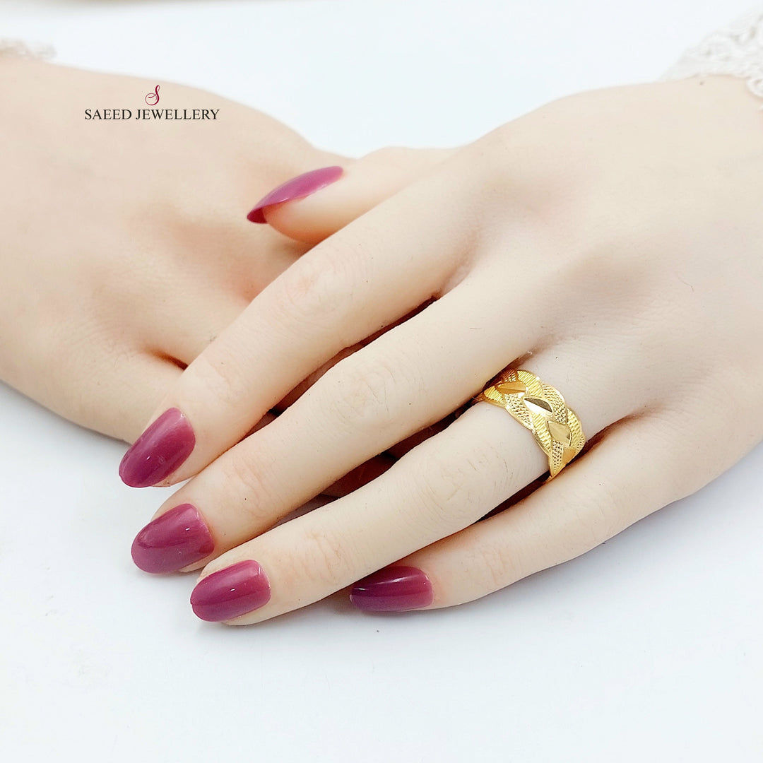 21K ذبلة سي ان سي-مجوهرات الشيخ سعيد-Saeed Jewelry 