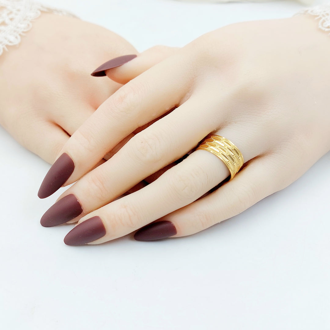 21K ذبلة سي ان سي-مجوهرات الشيخ سعيد-Saeed Jewelry 