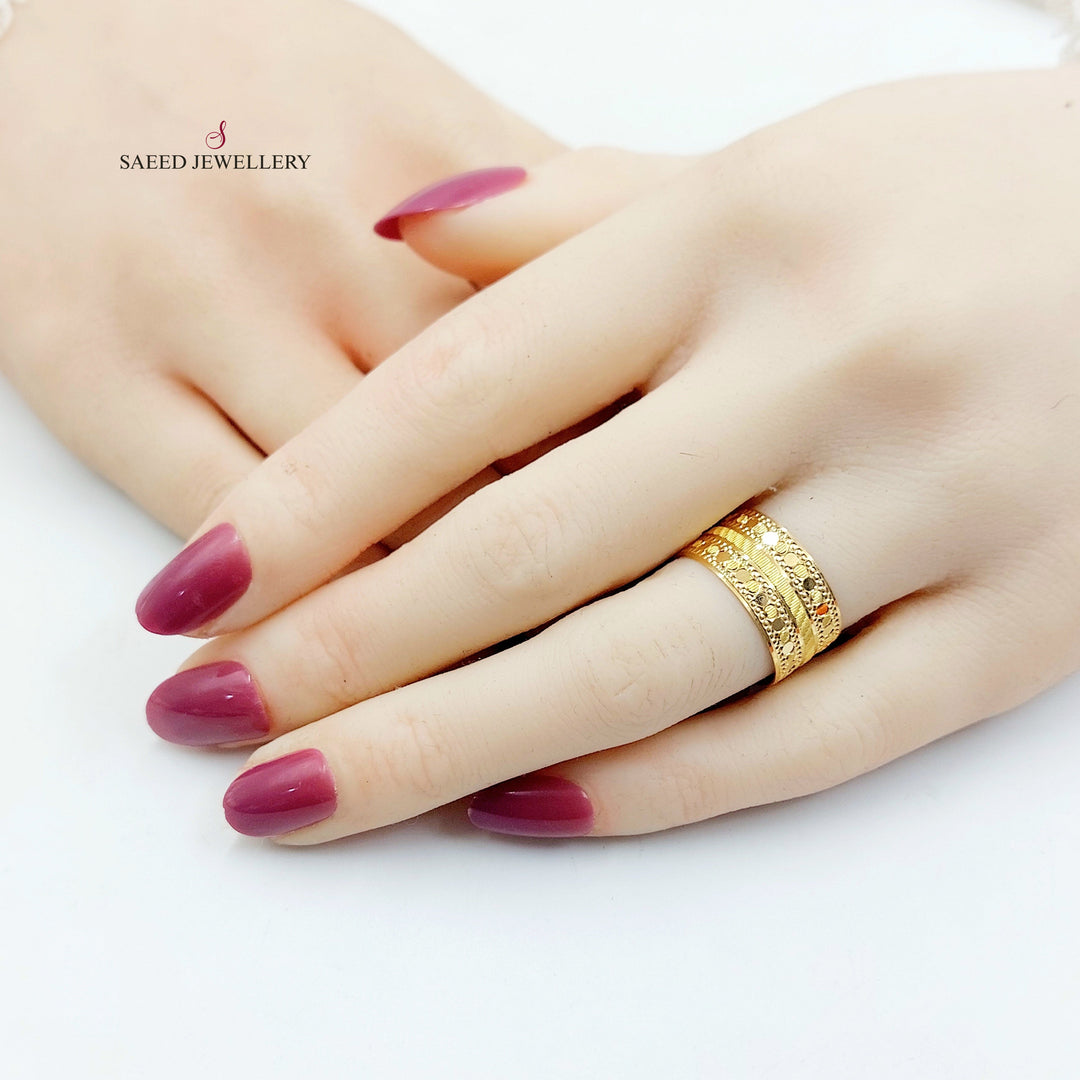 21K ذبلة سي ان سي-مجوهرات الشيخ سعيد-Saeed Jewelry 