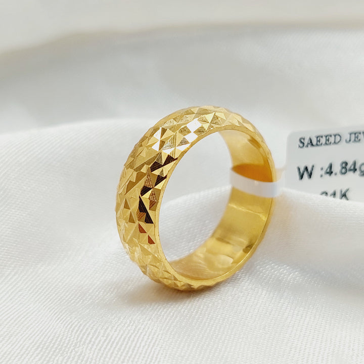 21K ذبلة سداسي-مجوهرات الشيخ سعيد-Saeed Jewelry 