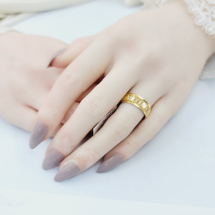 21K ذبلة سي ان سي جدل-مجوهرات الشيخ سعيد-Saeed Jewelry 