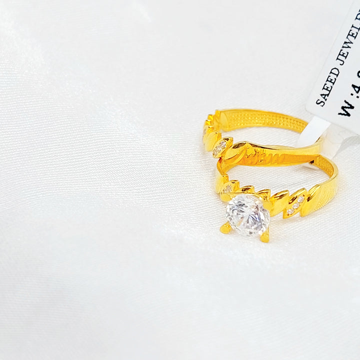 21K ذبلة تونز مرصع-مجوهرات الشيخ سعيد-Saeed Jewelry 