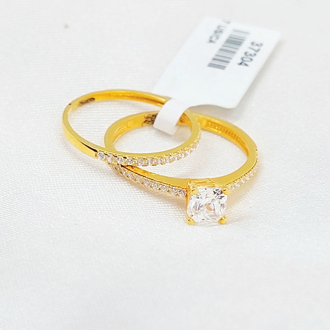 21K ذبلة تونز مرصع-مجوهرات الشيخ سعيد-Saeed Jewelry 