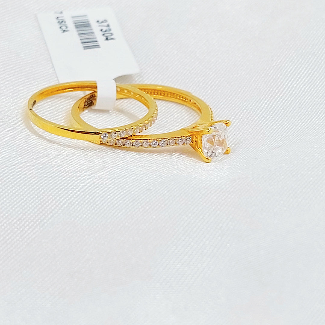 21K ذبلة تونز مرصع-مجوهرات الشيخ سعيد-Saeed Jewelry 