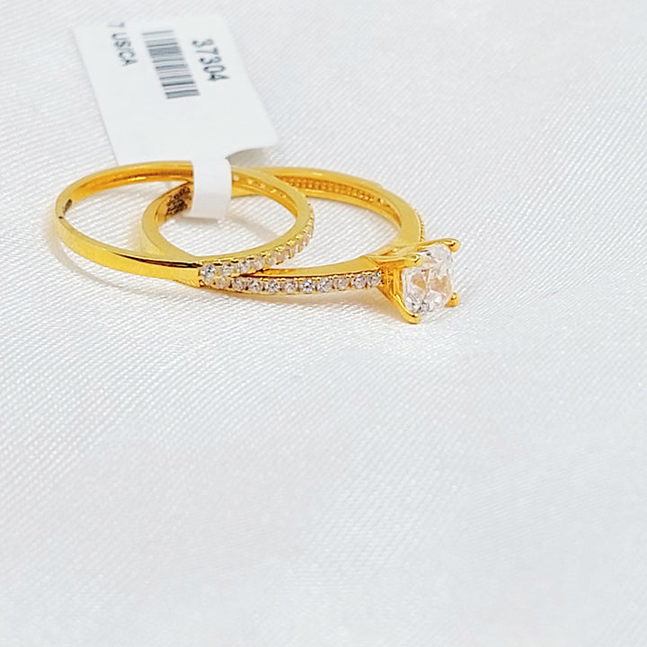 21K ذبلة تونز مرصع-مجوهرات الشيخ سعيد-Saeed Jewelry 