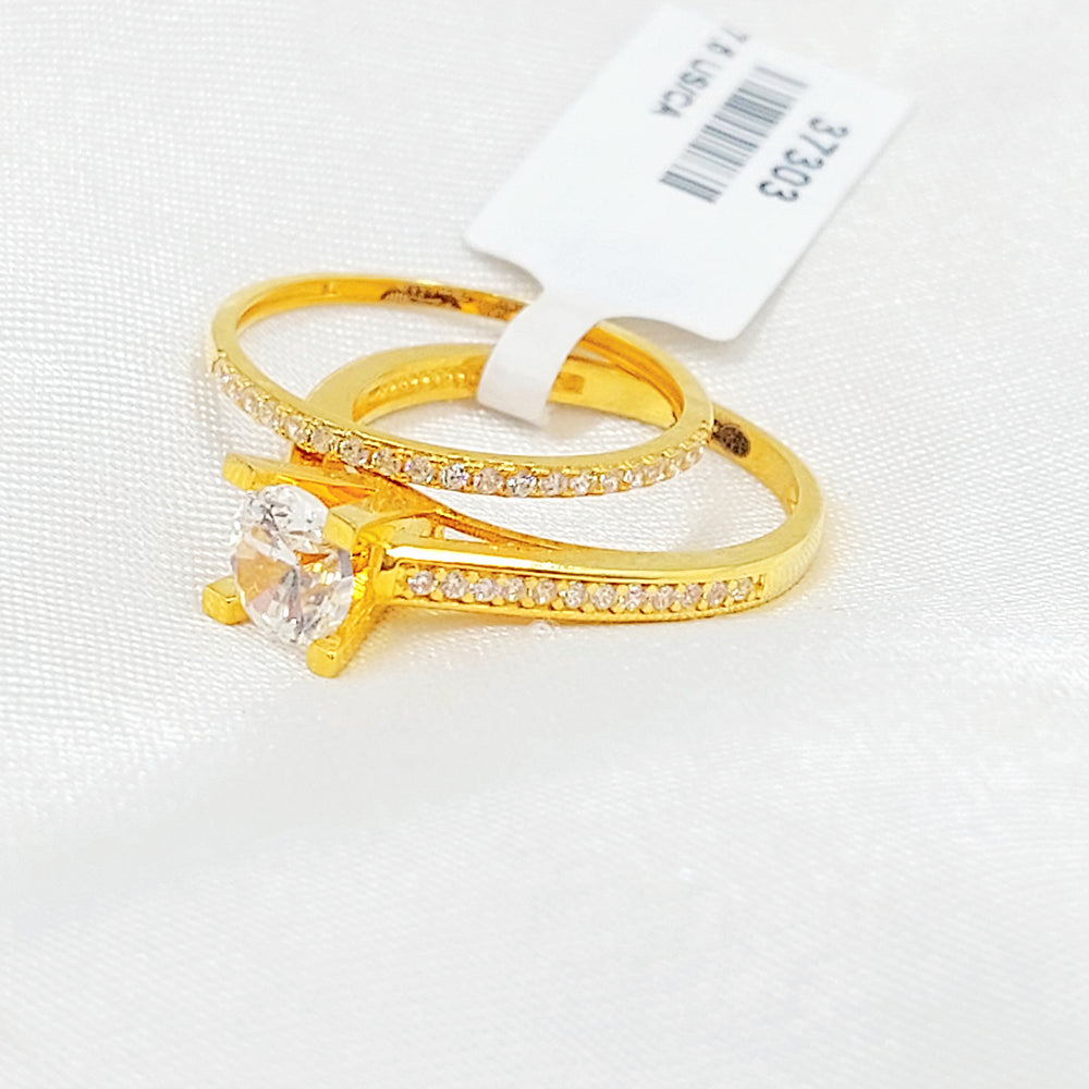 21K ذبلة تونز مرصع-مجوهرات الشيخ سعيد-Saeed Jewelry 