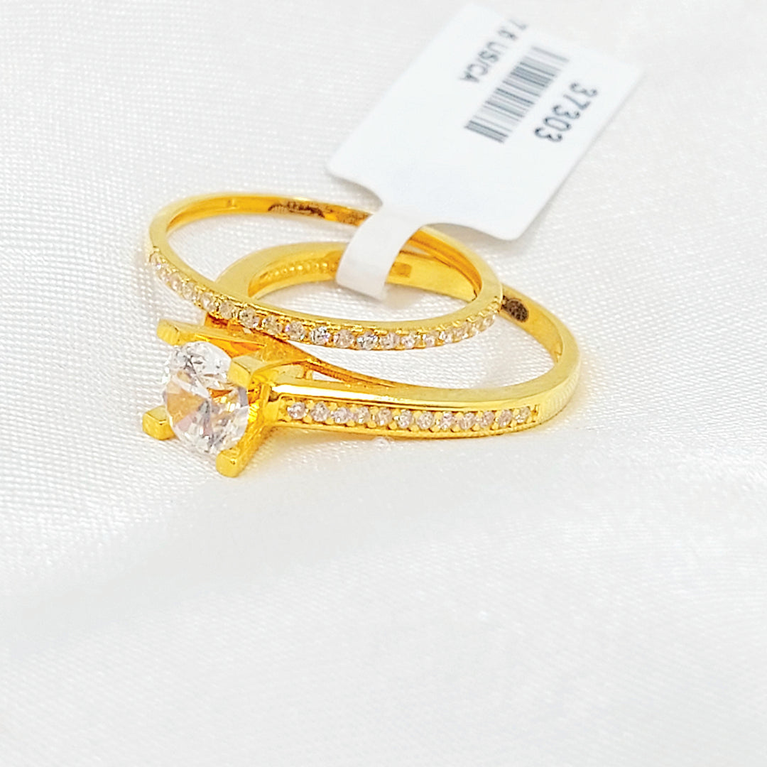 21K ذبلة تونز مرصع-مجوهرات الشيخ سعيد-Saeed Jewelry 