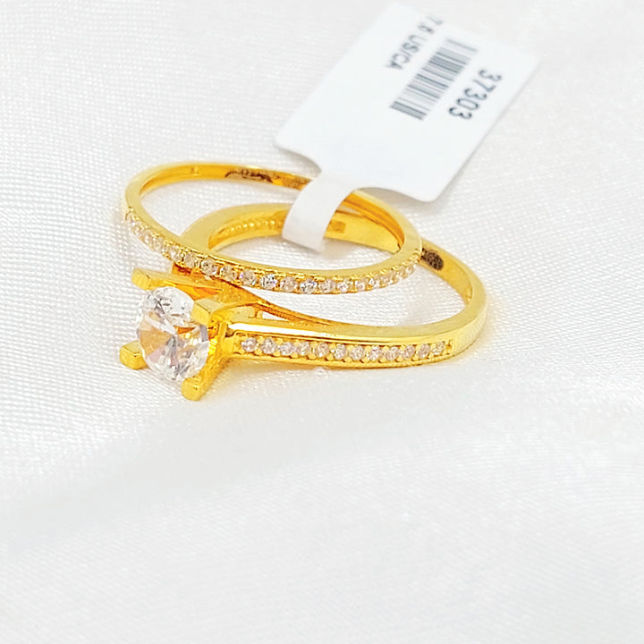 21K ذبلة تونز مرصع-مجوهرات الشيخ سعيد-Saeed Jewelry 