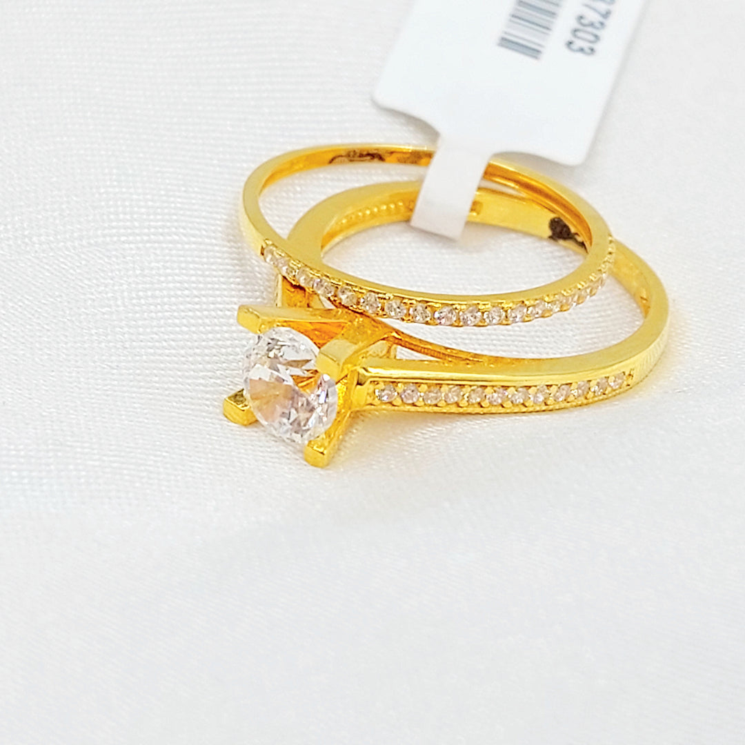 21K ذبلة تونز مرصع-مجوهرات الشيخ سعيد-Saeed Jewelry 