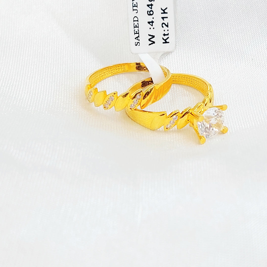 21K ذبلة تونز مرصع-مجوهرات الشيخ سعيد-Saeed Jewelry 