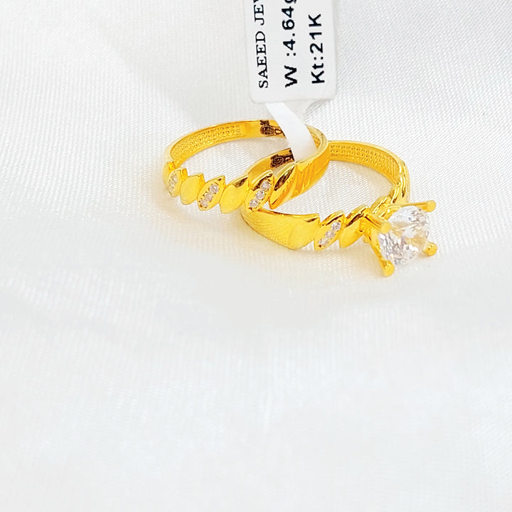21K ذبلة تونز مرصع-مجوهرات الشيخ سعيد-Saeed Jewelry 