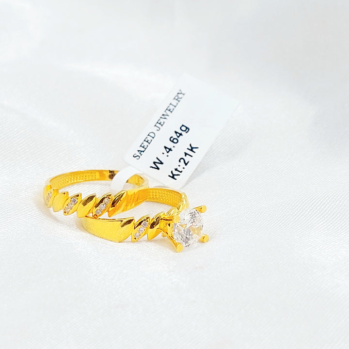 21K ذبلة تونز مرصع-مجوهرات الشيخ سعيد-Saeed Jewelry 