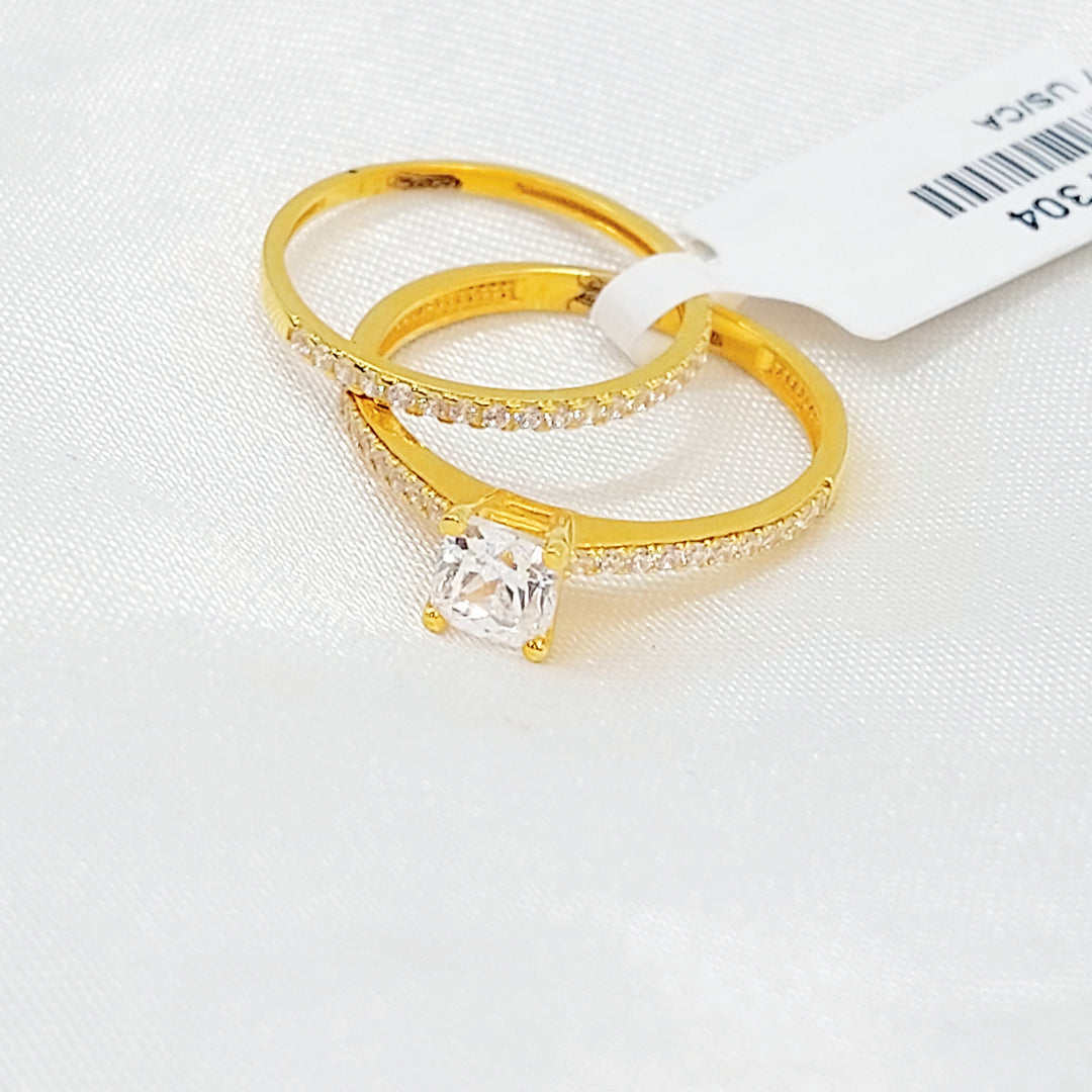 21K ذبلة تونز مرصع-مجوهرات الشيخ سعيد-Saeed Jewelry 