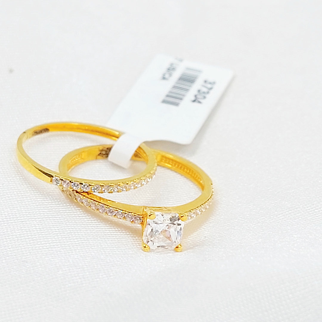 21K ذبلة تونز مرصع-مجوهرات الشيخ سعيد-Saeed Jewelry 