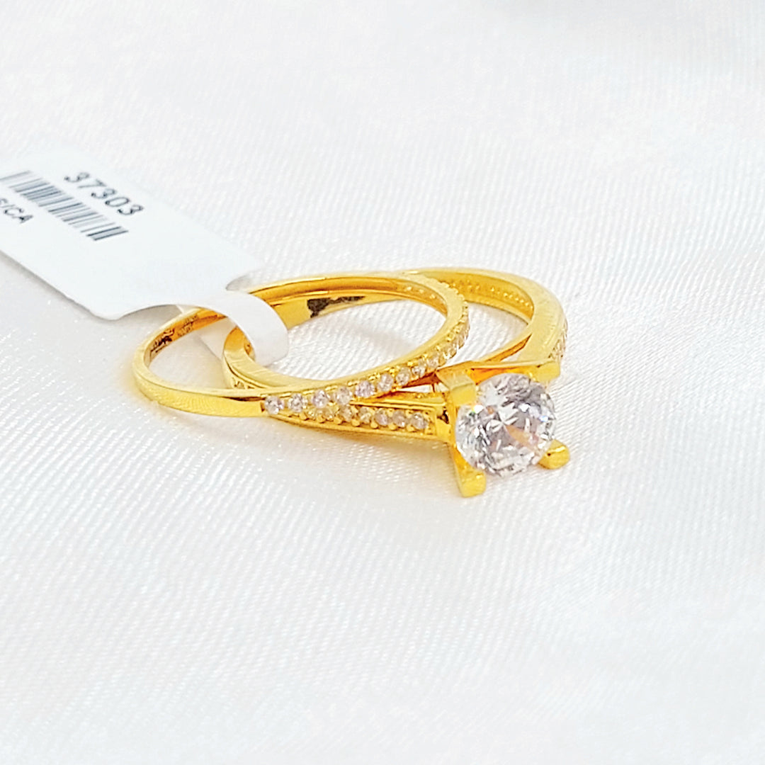 21K ذبلة تونز مرصع-مجوهرات الشيخ سعيد-Saeed Jewelry 