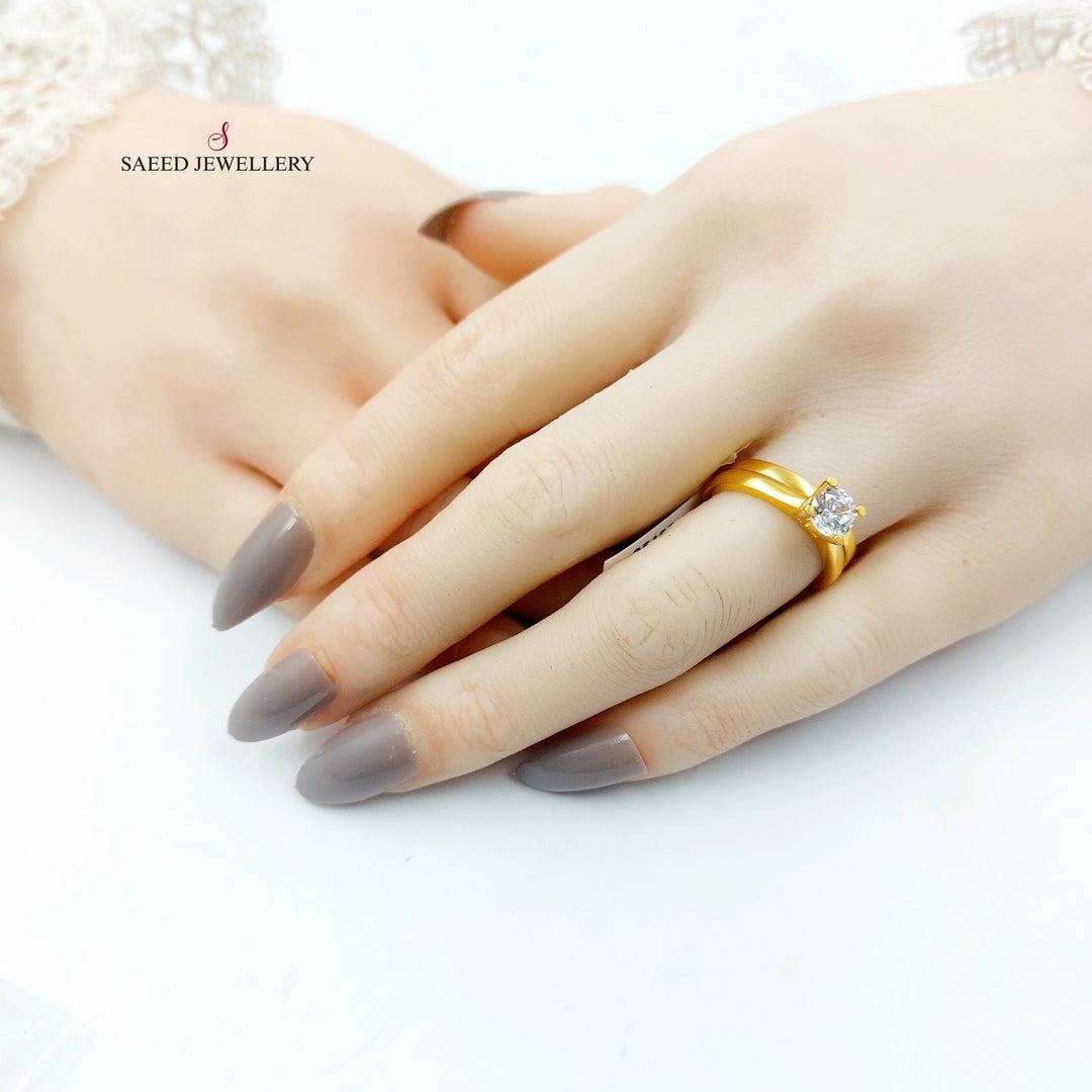 21K ذبلة تونز مرصع-مجوهرات الشيخ سعيد-Saeed Jewelry 