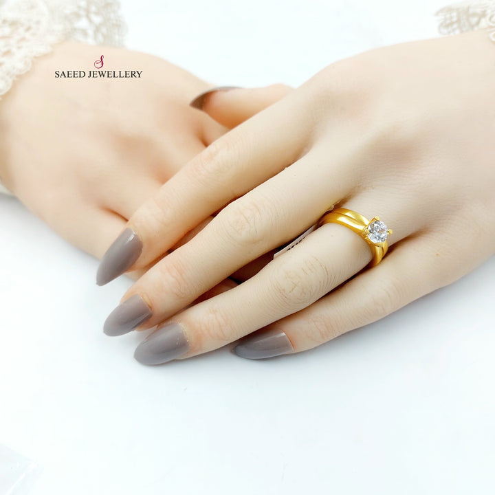 21K ذبلة تونز مرصع-مجوهرات الشيخ سعيد-Saeed Jewelry 