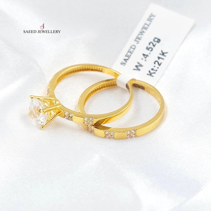 21K ذبلة تونز مرصع-مجوهرات الشيخ سعيد-Saeed Jewelry 