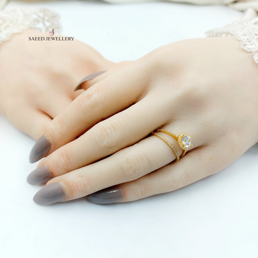 21K ذبلة تونز مرصع-مجوهرات الشيخ سعيد-Saeed Jewelry 