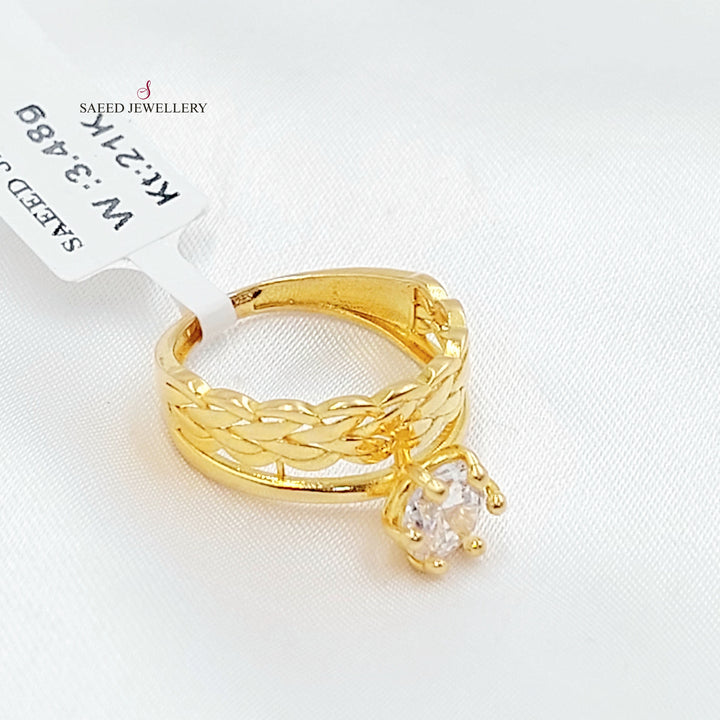 21K ذبلة تونز مرصع-مجوهرات الشيخ سعيد-Saeed Jewelry 