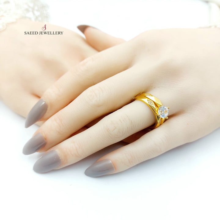 21K ذبلة تونز مرصع-مجوهرات الشيخ سعيد-Saeed Jewelry 