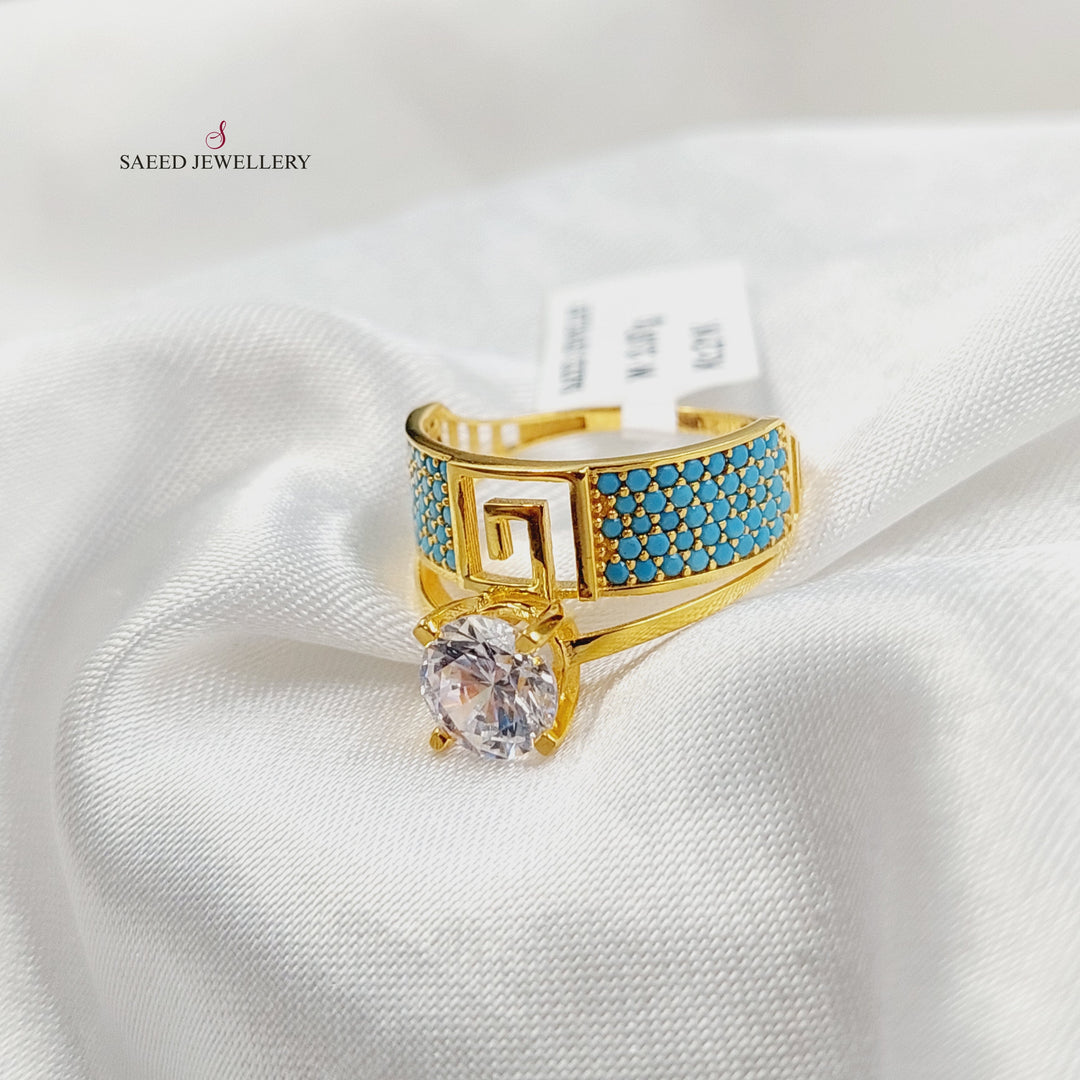 21K ذبلة تونز مرصع-مجوهرات الشيخ سعيد-Saeed Jewelry 