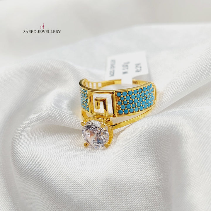 21K ذبلة تونز مرصع-مجوهرات الشيخ سعيد-Saeed Jewelry 