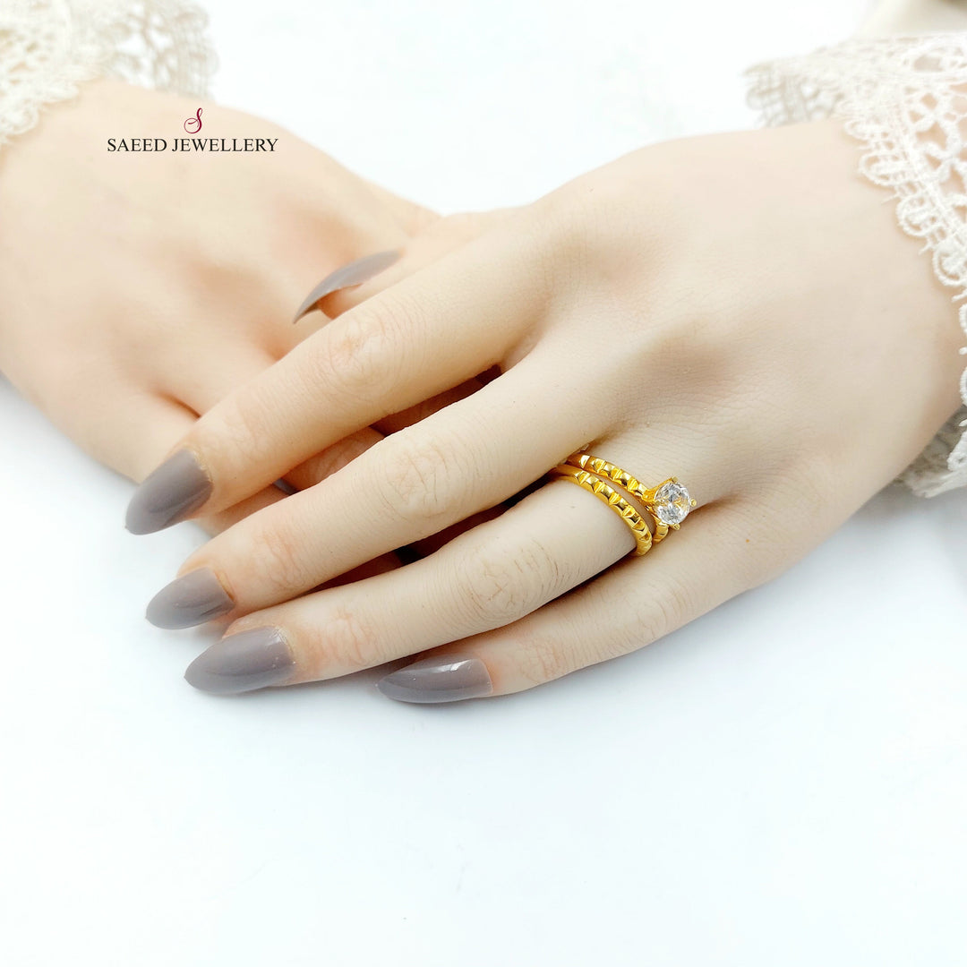 21K ذبلة تونز مرصع-مجوهرات الشيخ سعيد-Saeed Jewelry 