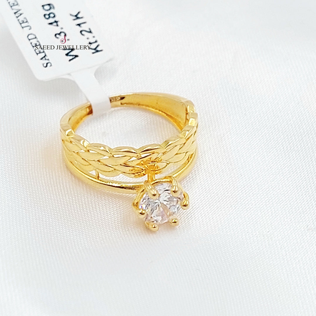 21K ذبلة تونز مرصع-مجوهرات الشيخ سعيد-Saeed Jewelry 