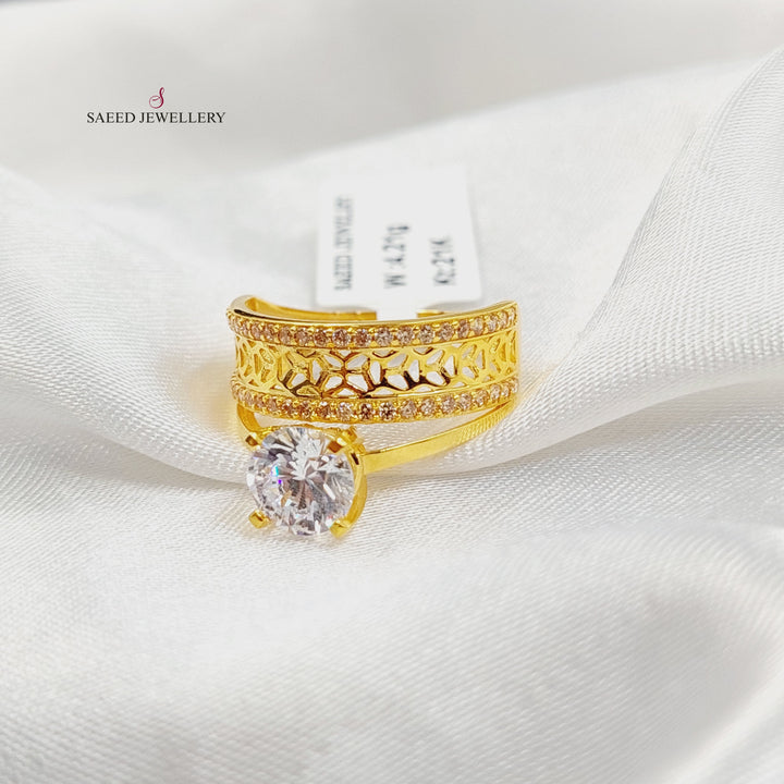 21K ذبلة تونز مرصع-مجوهرات الشيخ سعيد-Saeed Jewelry 