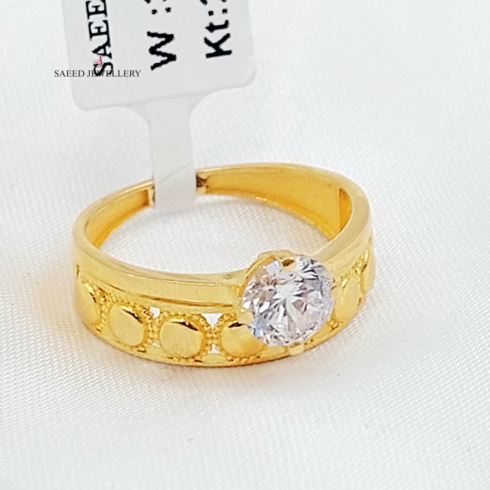 21K ذبلة تونز مرصع-مجوهرات الشيخ سعيد-Saeed Jewelry 