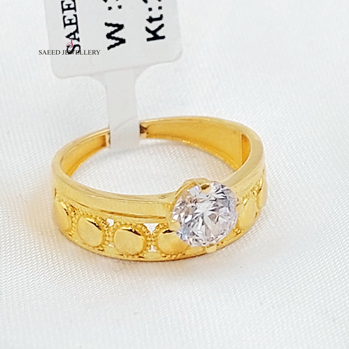 21K ذبلة تونز مرصع-مجوهرات الشيخ سعيد-Saeed Jewelry 