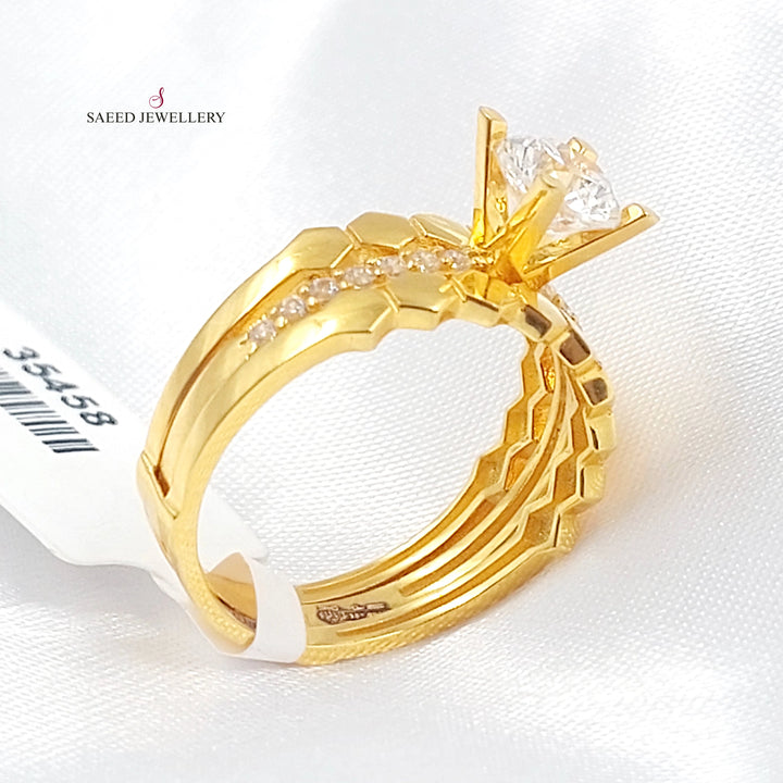 21K ذبلة تونز مرصع-مجوهرات الشيخ سعيد-Saeed Jewelry 