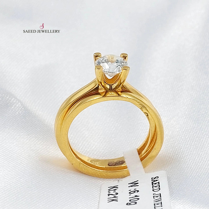 21K ذبلة تونز مرصع-مجوهرات الشيخ سعيد-Saeed Jewelry 