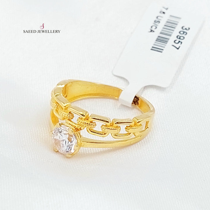 21K ذبلة تونز مرصع-مجوهرات الشيخ سعيد-Saeed Jewelry 