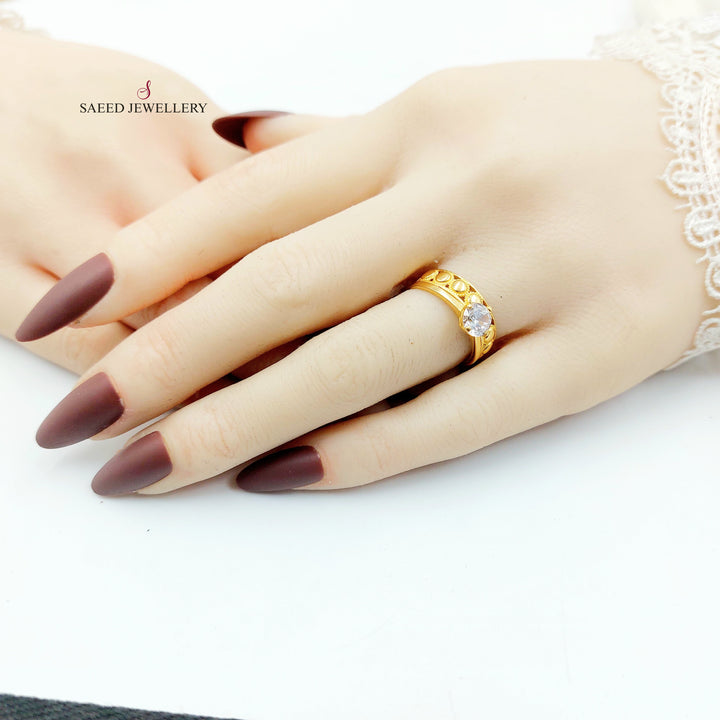 21K ذبلة تونز مرصع-مجوهرات الشيخ سعيد-Saeed Jewelry 