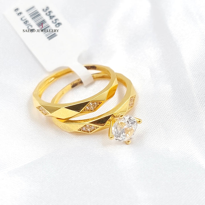 21K ذبلة تونز مرصع-مجوهرات الشيخ سعيد-Saeed Jewelry 