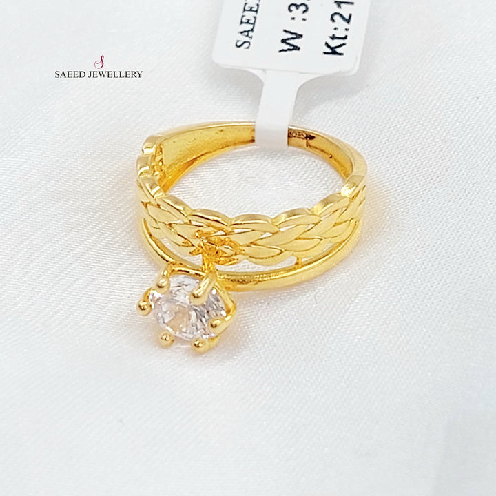 21K ذبلة تونز مرصع-مجوهرات الشيخ سعيد-Saeed Jewelry 