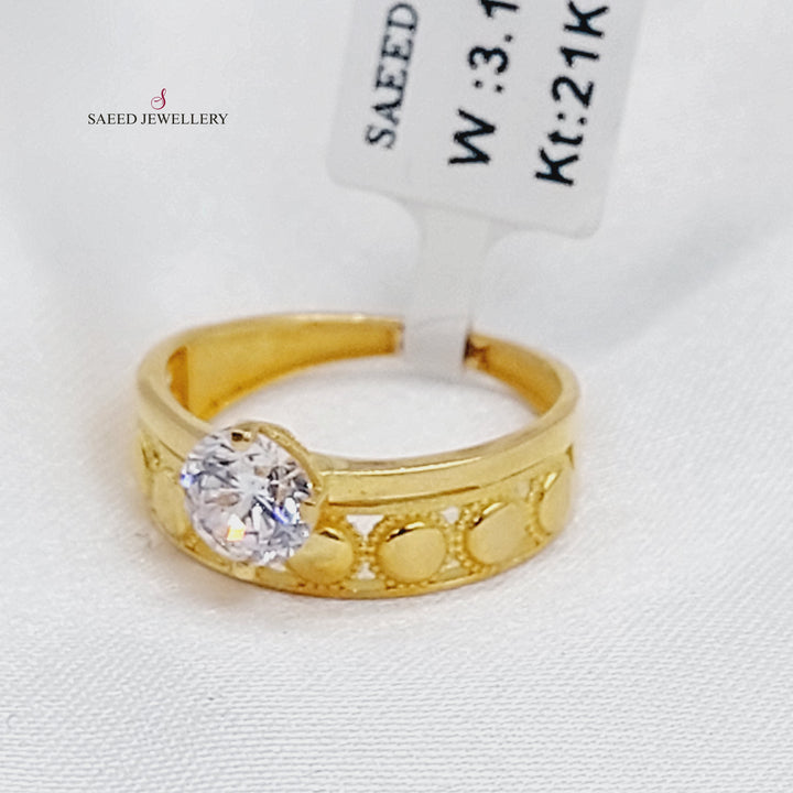 21K ذبلة تونز مرصع-مجوهرات الشيخ سعيد-Saeed Jewelry 