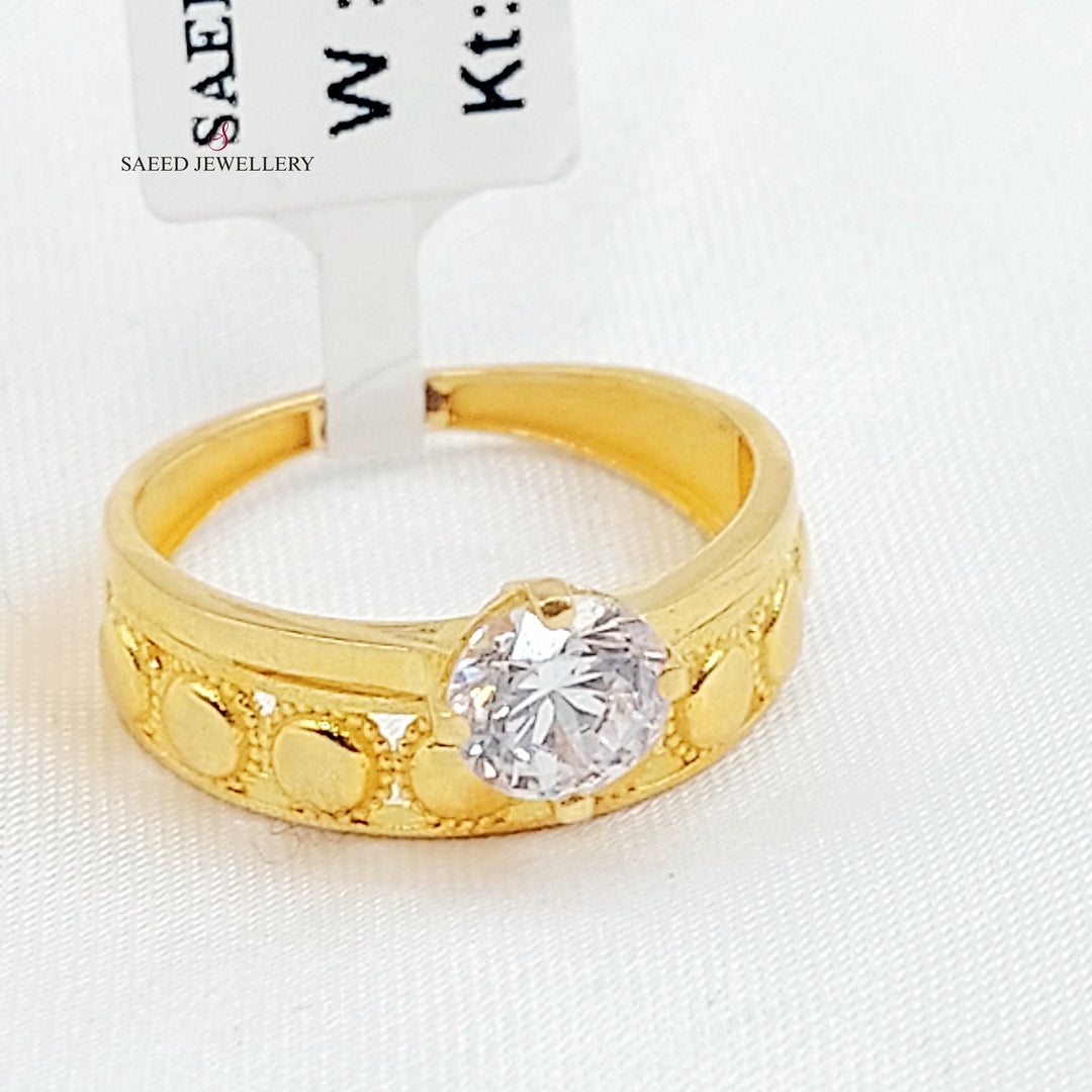 21K ذبلة تونز مرصع-مجوهرات الشيخ سعيد-Saeed Jewelry 