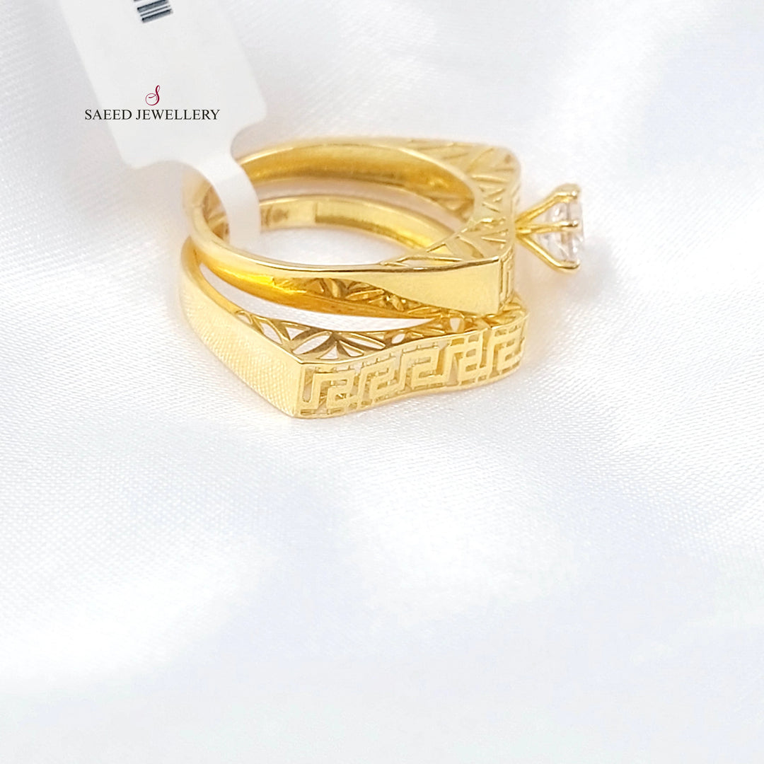 21K ذبلة تونز مرصع-مجوهرات الشيخ سعيد-Saeed Jewelry 