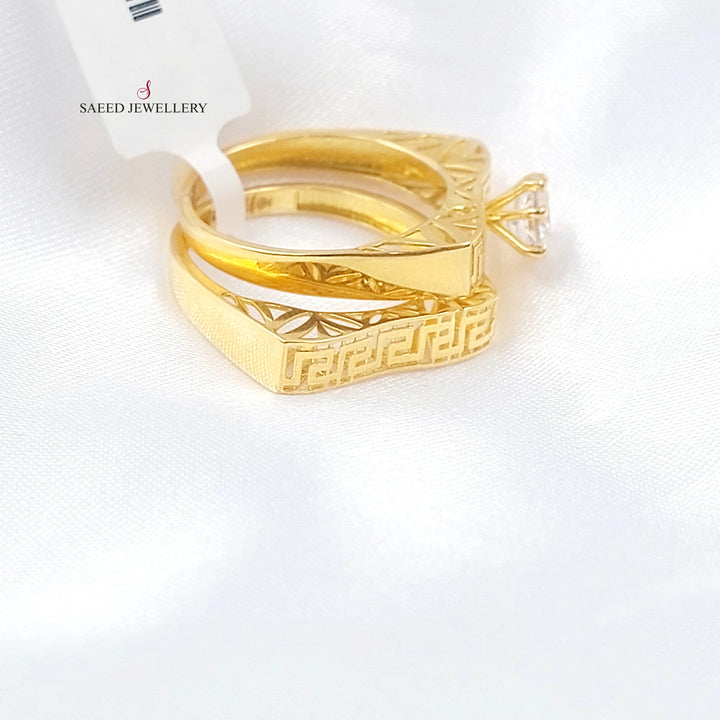 21K ذبلة تونز مرصع-مجوهرات الشيخ سعيد-Saeed Jewelry 