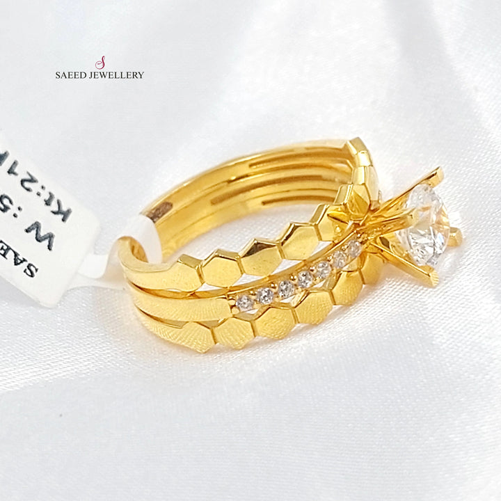 21K ذبلة تونز مرصع-مجوهرات الشيخ سعيد-Saeed Jewelry 