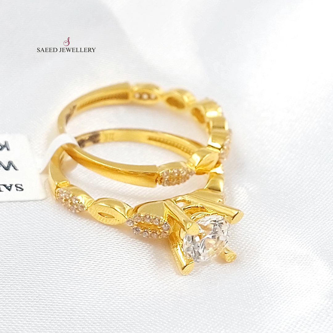 21K ذبلة تونز مرصع-مجوهرات الشيخ سعيد-Saeed Jewelry 